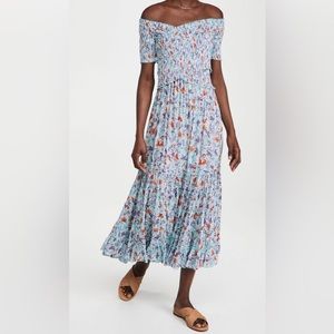 womens one shoulder midi dress Petal & Pup Women's Charmed Asymmetric Dress - White